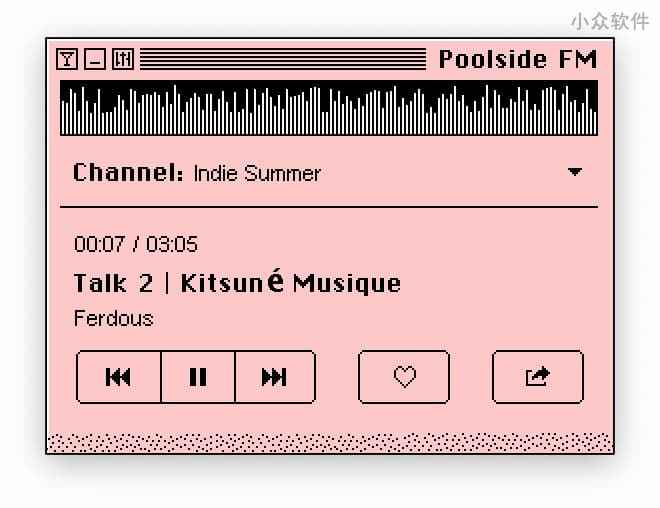 Poolside FM - 最夏日复古音乐电台，仿90年代 Mac 界面[Web/macOS] 4